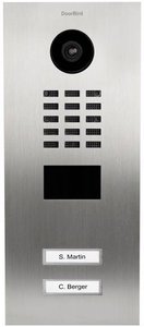 DoorBird D2102V  Wideodomofon IP LAN Jednostka zewnętrzna  stal szlachetna V2A (szczotkowana)