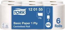 Standardowy ścierka do wycierania z papieru do czyszczenia wnętrza M2 dozownik, 1-warstwowy Recznik papierowy TORK 120155 6 szt.