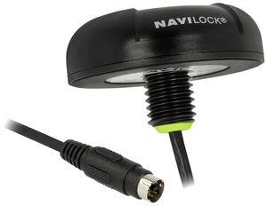 Szeregowy odbiornik GPS Navilock NL-604P MD6 u-blox 6 5 m Odbiornik GPS Navilock NL-604P MD6, czarny