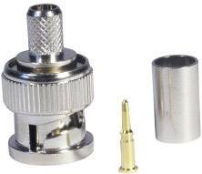 Złącze zaciskane BNC ABUS Security-Center RG-59 ABUS TVAC40600 TVAC40600 Złącze męskie BNC