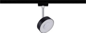 Lampa do systemu szynowego, wysokonapięciowego Paulmann  96939 LED wbudowany na stałe 5 W LED 425 lm czarny (matowy), chrom