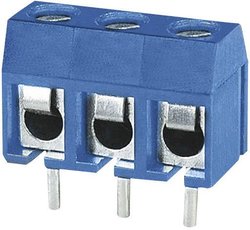 Zaciski śrubowe 1.50 mm² Ilość PIN 3 Degson DG301-5.0-03P-12 Kolor producenta: niebieski 1 szt.