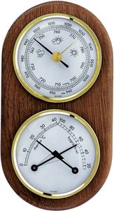 Analogowa stacja pogodowa do stosowania wewnątrz / na zewnątrz Stacja pogodowa TFA Dostmann 20.1051