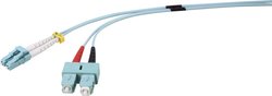 Renkforce Kabel światłowodowy Duplexzłącze męskie LC / złącze męskie SC50/125 µMultimode OM31.00 m Kabel światłowodowy Renkforce RF-4755212 RF-4755212, złącze męskie LC, złącze męskie SC, 1.00 m