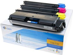Toner G&G, zestaw 4 szt., czarny, cyjan, magenta, żółty zastępuje Kyocera TK-590 BK/C/M/Y Toner, zestaw G&G  4 szt.