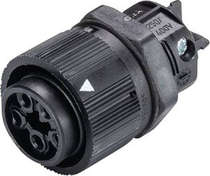 Złącze męskie okrągłe Wieland RST16I5 S B1 M03 SW 46.051.5053.1, styki:4 + PE, 250 V, 16 A, 1 szt.