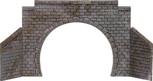 Tunel N Busch 8198 2 tory podwójne gotowy model