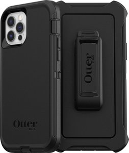 Otterbox Defender - ProPack BULK Futerał backcase Apple iPhone 12, iPhone 12 Pro czarny Ładowarka indukcyjna, Pyłoszczelna, Odporny na wstrząsy