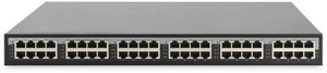 DIGITUS 24 porty Gigabit PoE + 24 porty wejściowe wtryskiwacza - 24 porty wyjściowe + zasilanie PoE 270W Digitus DN-95117 Injektor PoE 1 GBit/s IEEE 802.3af (12.95 W), IEEE 802.3at (25.5 W)