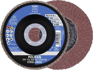 Tarcza lamelkowa PFERD A Sg Steelox 67606115 Średnica 115 mm 10 szt.