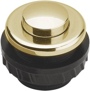 Przycisk do dzwonka Grothe 62025, 12 V/1,5 A, IP54, złoty