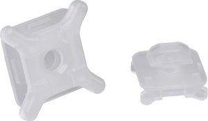 Cokół montażowy do opasek kablowych dla profili aluminiowych Gniazdo montażowe PB Fastener ALFF-0802, 25 szt.