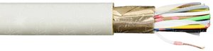 Kabel do transmisji danych Faber Kabel 100107, 4 x 2 x 0.80 mm², Produkty w metrach bieżących, szary