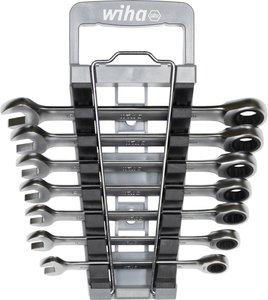 Klucz oczkowy podwójny z grzechotką zestaw Wiha  44664 9 - 15 mm