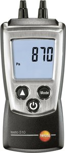 Manometr testo 510 0563 0510, 0 - 100 hPa, 0 - 50 °C, IP40