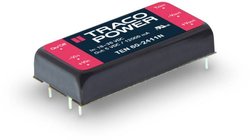 Przetwornica DC/DC, do PCB TracoPower TEN 60-4825N TEN 60-4825N, 60 W, 24 V/DC, -24 V/DC, 1.25 A, 10 szt.