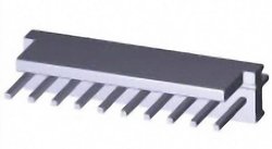 Listwa kołkowa, męska, standardowa TE Connectivity MTA-100 1-640454-0, wire-to-wire, piny: 10, 5 A, 1 szt.