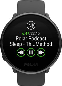 Polar Ignite 2 Pulsometr ze zintegrowanym czujnikiem   30 mm S/L czarny