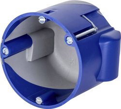 F-tronic w ścianie LAN/gniazdo sieciowe D 68 mm 60mm głęboki zawartość 10 szt Gniazdo dodatkowe F-Tronic E5100 7360051, 68 mm x 60 mm, 10 szt.