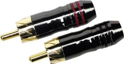 Wtyczka wysokiej jakości cinch Sinuslive, 2 szt.