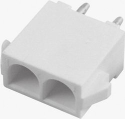 Obudowa złącza pin żeńskiego na PCB TE Connectivity UNIVERSAL MATE-N-LOK 350824-1, wire-to-wire, piny: 2, 19 A, 1 szt.