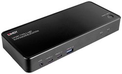 Stacja dokująca USB-C® LINDY Stacja dokująca USB-C® 43202 Pasuje do produktów marki: uniwersalny  zasilanie USB-C®