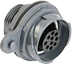 Złącze męskie okrągłe Bulgin Buccaneer 7000 PXP7012/10S/CR, styki:10, 600 V, 10 A, 1 szt.