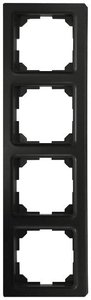 4x ramka uniwersalna wewnętrzna 55x55mm antracyt mat E-Design55 Ramka Eltako 30055758, antracytowy