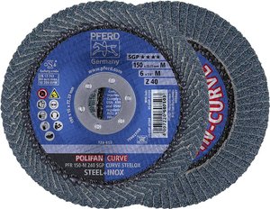 Tarcza lamelkowa PFERD Z Sgp Curve Steelox 67689072 Średnica 150 mm 10 szt.