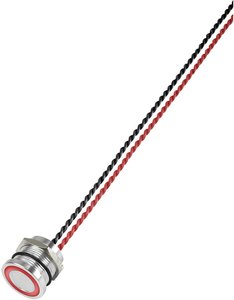 Przycisk piezoelektryczny TRU COMPONENTS PS193P10Y01R24L 649955, 19 mm, 1 szt.