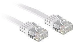 Kabel LAN LINDY 47504, 1 szt., RJ45, CAT 6, U/UTP, 5.00 m, biały