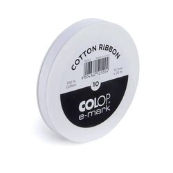 Colop 155755 cotton ribbon Rolka do etykiet 10mm x 25 mb białyUwaga! Opis tego produktu został przetłumaczony automatycznie. Jeśli możemy poprawić go dzięki Tobie, prosimy o kontakt.