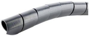 Taśma spiralna do wiązek o średnicy 4,0 - 50,0 mm, czarna, 10m Wąż spiralny WKK GST 4, czarny, 10 m