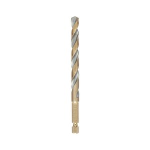 Wiertło do metalu Black&amp,Gold HSS-G, 8,5mm, długość 82x120mm, trzpień sześciokątny, odporne na uderzenia Wiertło kręte do metalu DEWALT DT20613-QZ 1 szt.