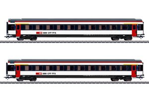 Wagon osobowy Märklin 42154 H0 zestaw 2 wagonów pasażerskich EW IV SBB