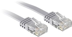 Kabel LAN LINDY 47491, 1 szt., RJ45, CAT 6, U/UTP, 1.00 m, szary