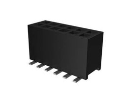 Listwa kołkowa, żeńska, standardowa FCI 20021321-00006C4LF, piny: 6, 1 szt.