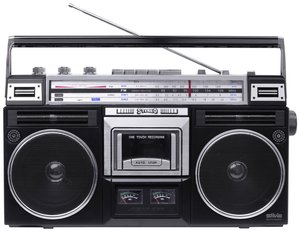 Radiomagnetofon Silva Schneider PCR 1980 UKW, MW, Fale krótke funkcja nagrywania, zawiera mikrofon czarny