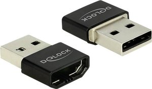 Przejściówka, adapter Delock 65680, [1x złącze żeńskie HDMI - 1x złącze męskie USB-A 2.0]