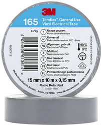 Taśma izolacyjna 3M Temflex™ 165 165GY1E Temflex™ 165 (D x S) 10 m x 15 mm 10 m 1 szt.