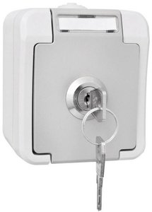 Gniazdo sieciowe, zamykane Peranova 103400 jasnoszary, ciemnoszary