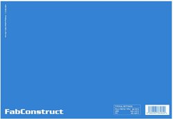 Folia na tace na wydruk FabConstruct 35212