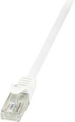 Kabel LAN LogiLink CP2021U, 1 szt., RJ45, CAT 6, U/UTP, 0.50 m, biały
