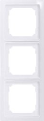 Ramka uniwersalna E-Design wewnątrz 55x55mm czysta biel z połyskiem Ramka Eltako 30055828, biały (błyszczący)