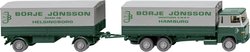 Model ciężarówki Wiking 046001 H0 Scania Przyczepa z platformą (Scania 111) &quot,Börje Jönsson&quot,
