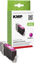 KMP Tusz Zamiennik Canon CLI-571M XL Magenta atrament KMP C107MX 1569,0006, 1 szt.