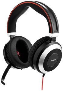 Zestaw słuchawkowy Over Ear Jabra Evolve 80 7899-823-189 Stereo czarny
