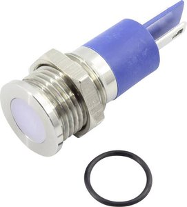 Lampka sygnalizacyjna LED TRU COMPONENTS TC-92106c44 1605984, 350 mcd, 12 V DC/AC, 12 mm