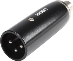 Adapter XLR HI-X3CI-MF złącze męskie XLR - złącze żeńskie RCA/cinch  Hicon HI-X3CI-MF  1 szt.