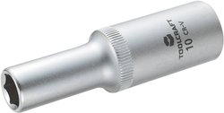 Nasadka 10 mm TOOLCRAFT  816173 zewnętrzny sześciokąt 1 szt.